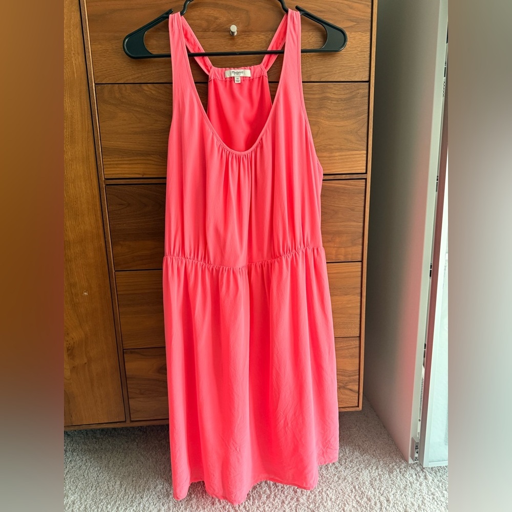 Madewell Vibrant Pink Mini Dress - Picture 11 of 13